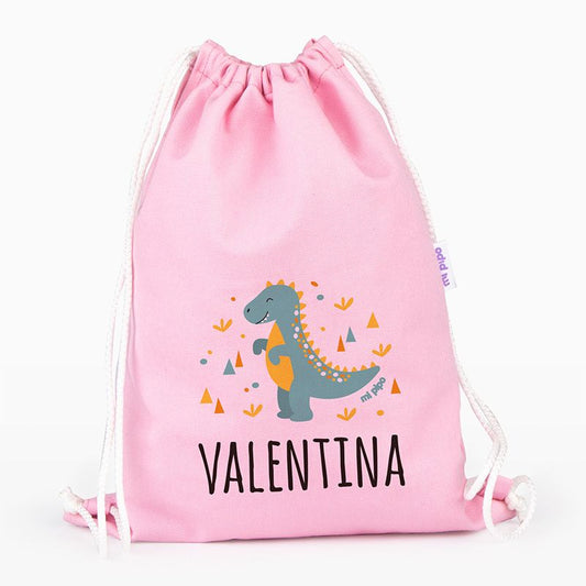 Petate Medium Lona Dinosaurio Personalizado, color a elegir