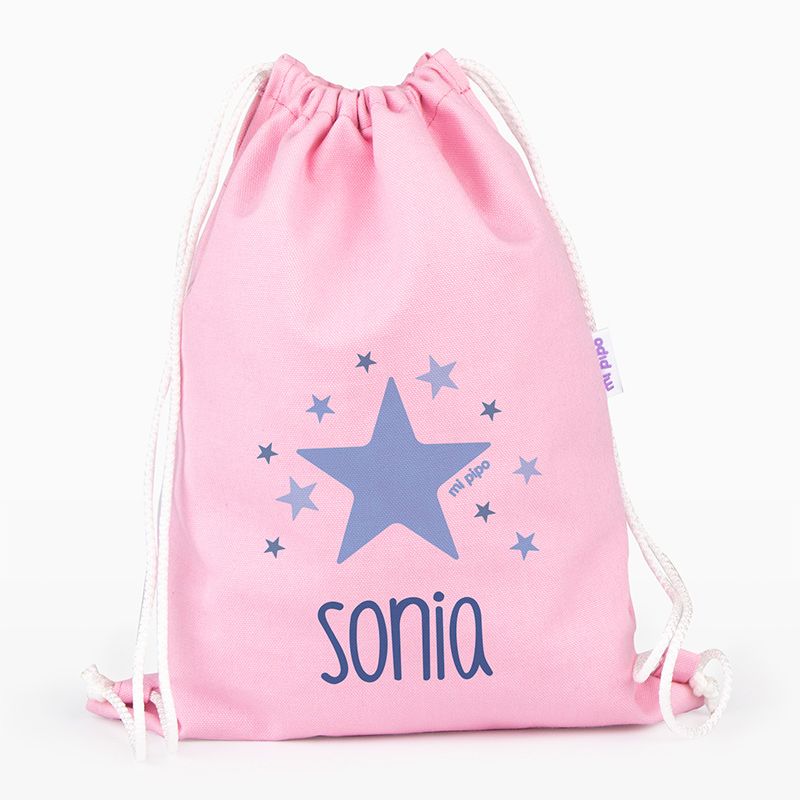 Petate Medium Lona Estrella Azul Personalizado, color a elegir