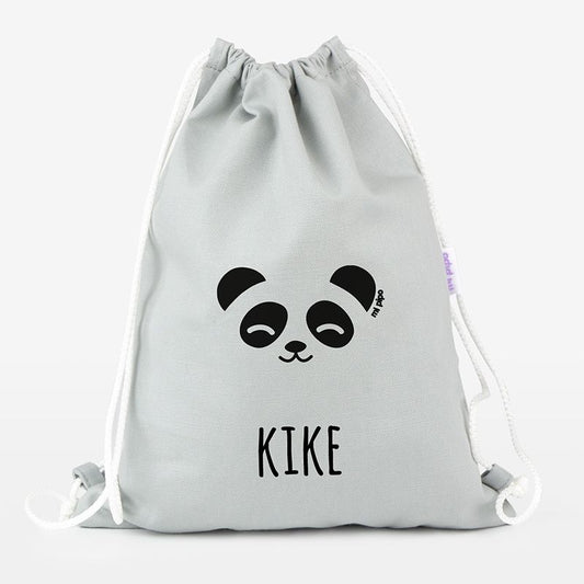 Petate Medium Lona Panda Personalizado, color a elegir