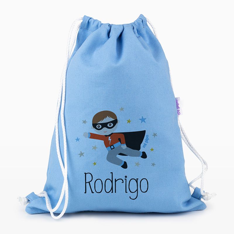 Petate Medium Lona Superhéroe Personalizado, color a elegir