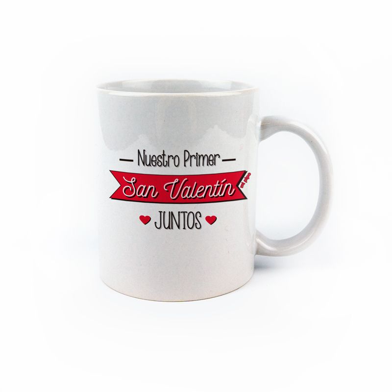 Taza cerámica Nuestro Primer San Valentín juntos