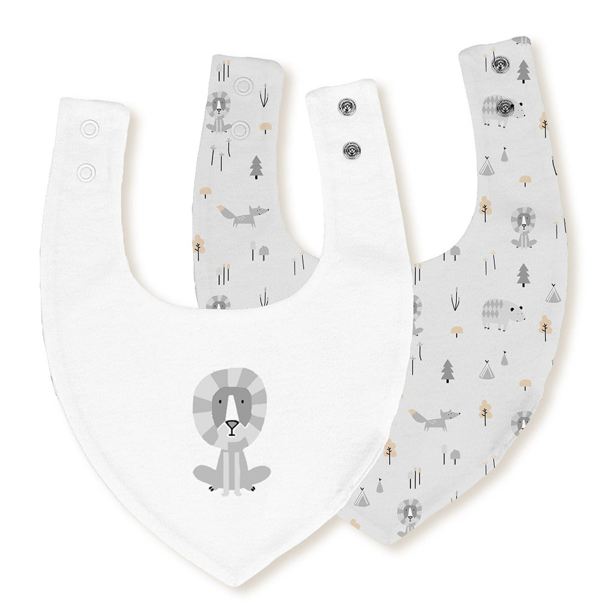 Pack 2 baberos bandana (fox)