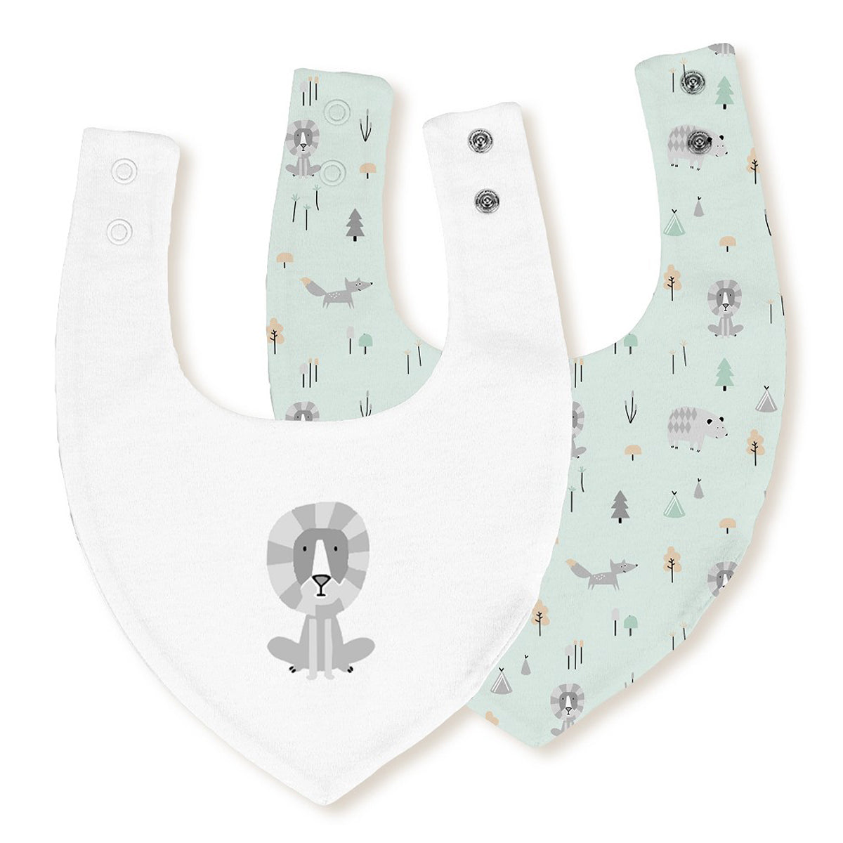 Pack 2 baberos bandana (fox)