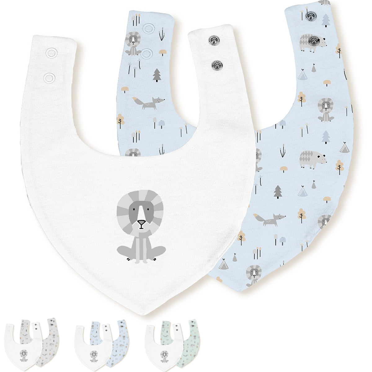 Pack 2 baberos bandana (fox)
