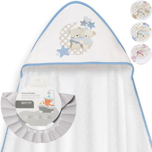 Capa de baño + gorro de baño Amoroso y lovely