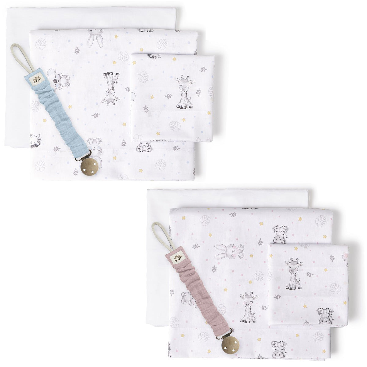 Sabanas cuna + chupetero