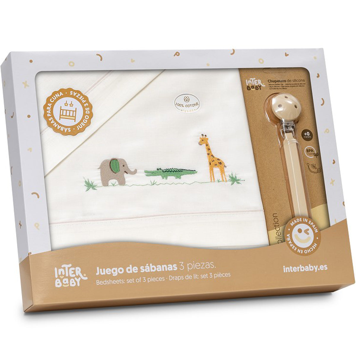 Triptico de cuna savanna