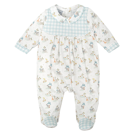 Pijama de algodón aventura (0 a 6 meses)