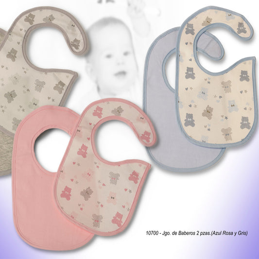Pack 2 Baberos, color a elegir