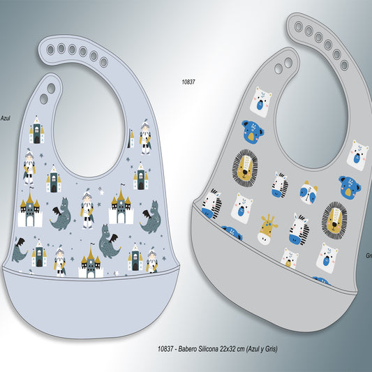 Babero de Silicona, color a elegir