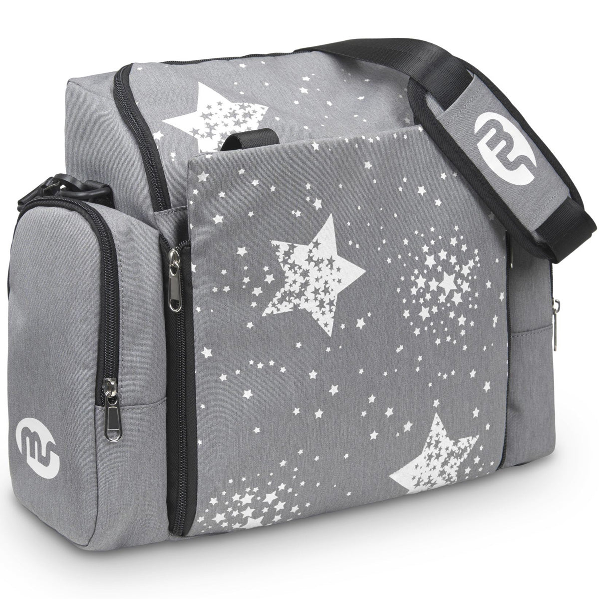 Trona portatil gris estrellitas