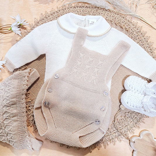 Conjunto ranita/peto bebé (0 a 3 meses)