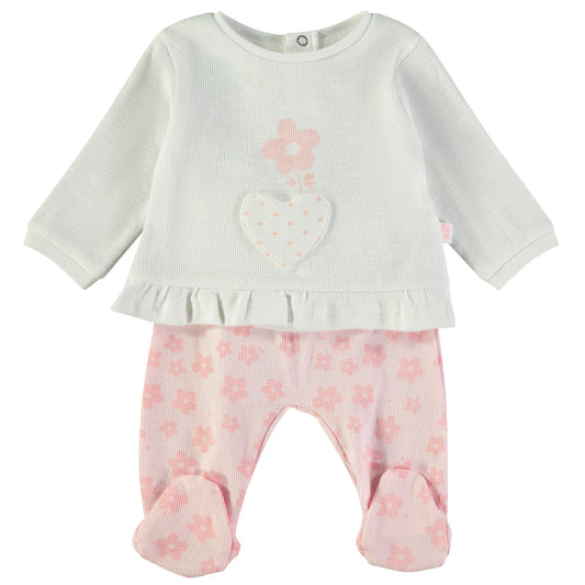 Conjunto rosa (0 a 6 meses)