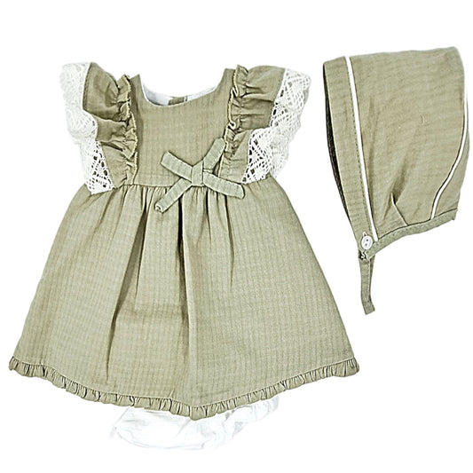 Jesusito verde 3 piezas (1 a 36 meses)