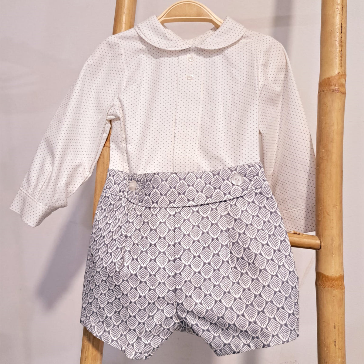 Conjunto de 2 piezas hojas (6 meses a 5 años)