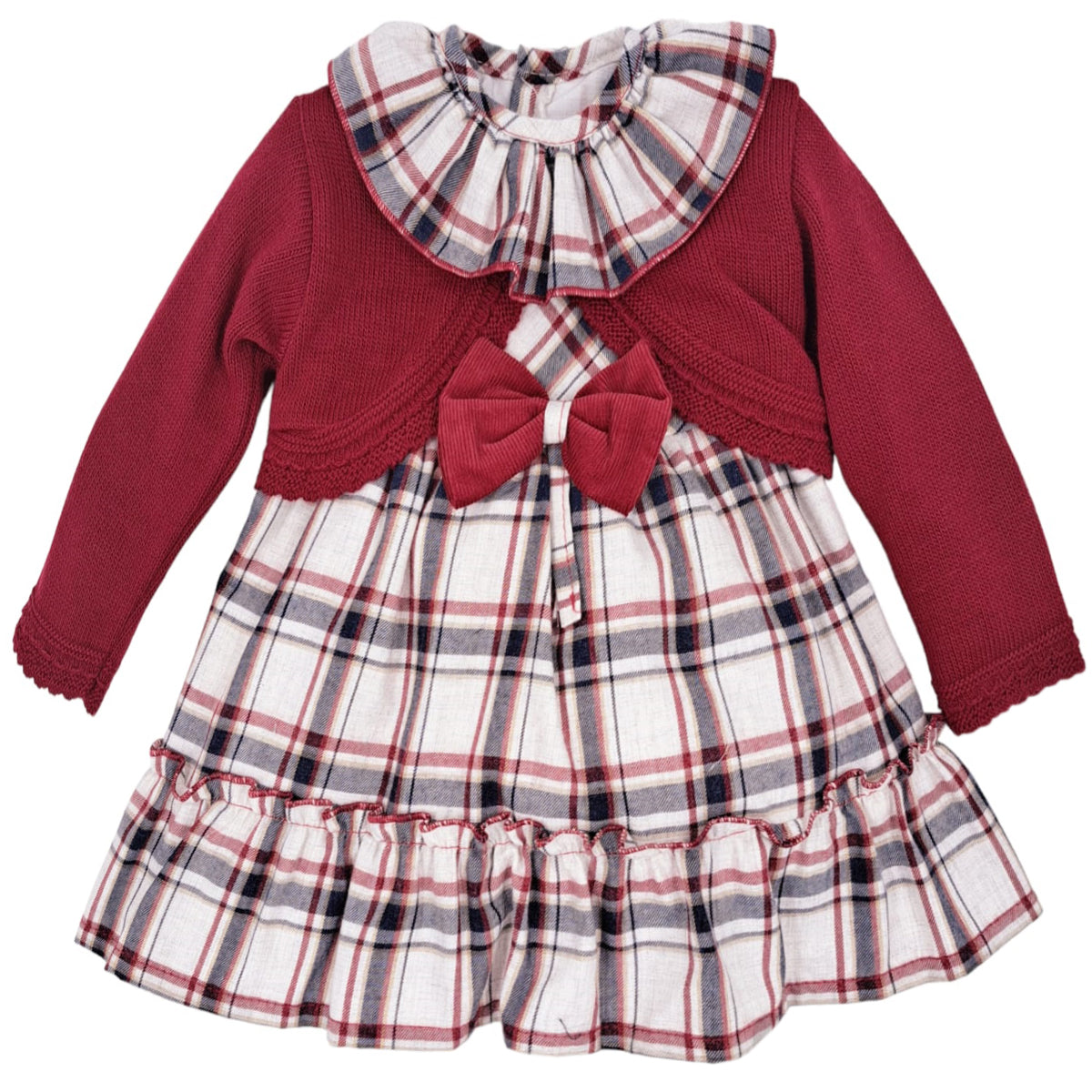 Vestido con chaqueta (6 a 36 meses)