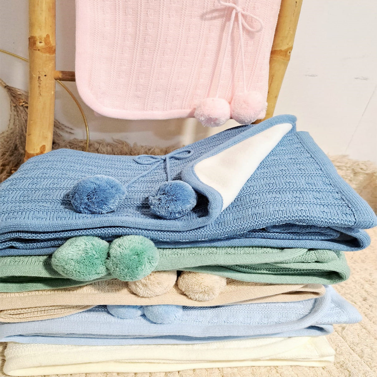 Toquilla/manta de punto y polar