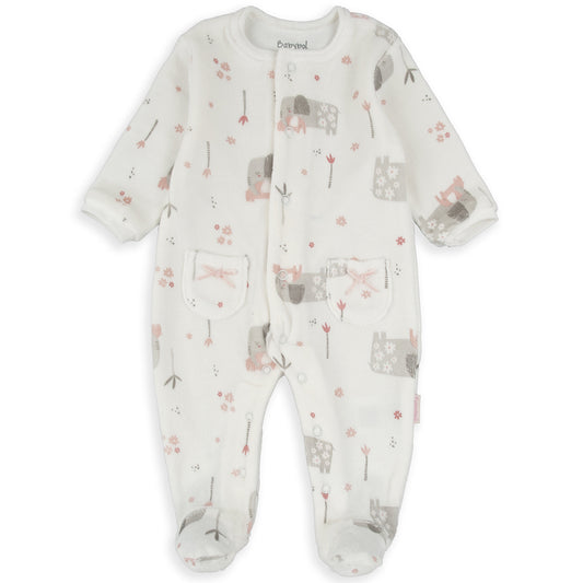 Pijama pelele tundosado (0 a 12 meses)