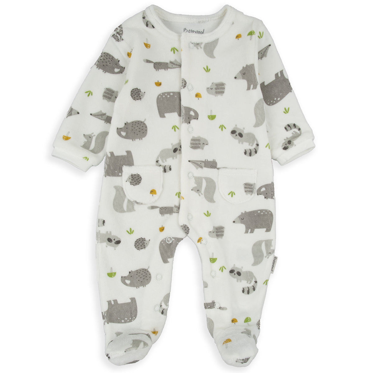 Pijama pelele tundosado (0 a 12 meses)