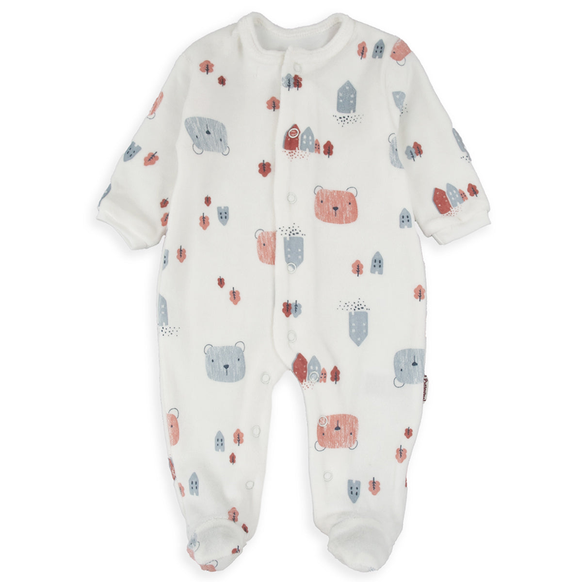 Pijama pelele tundosado (0 a 12 meses)