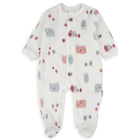 Pijama pelele tundosado (0 a 12 meses)