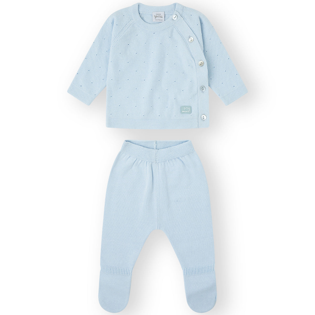 Conjunto 2 piezas de punto (0 a 6 meses)