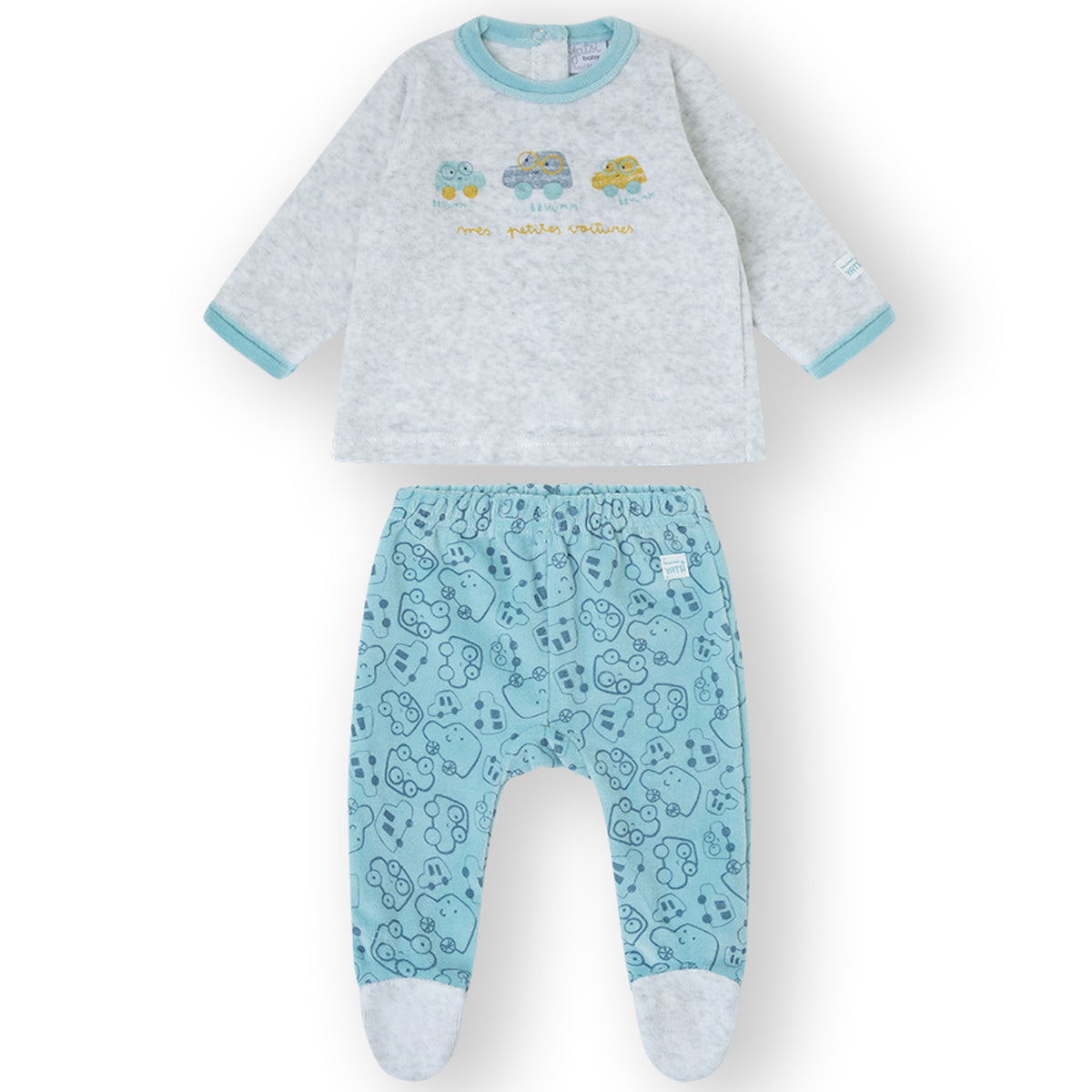 Conjunto tundosado (0 a 6 meses)