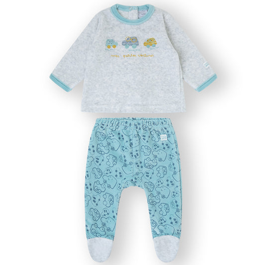 Conjunto tundosado (0 a 6 meses)