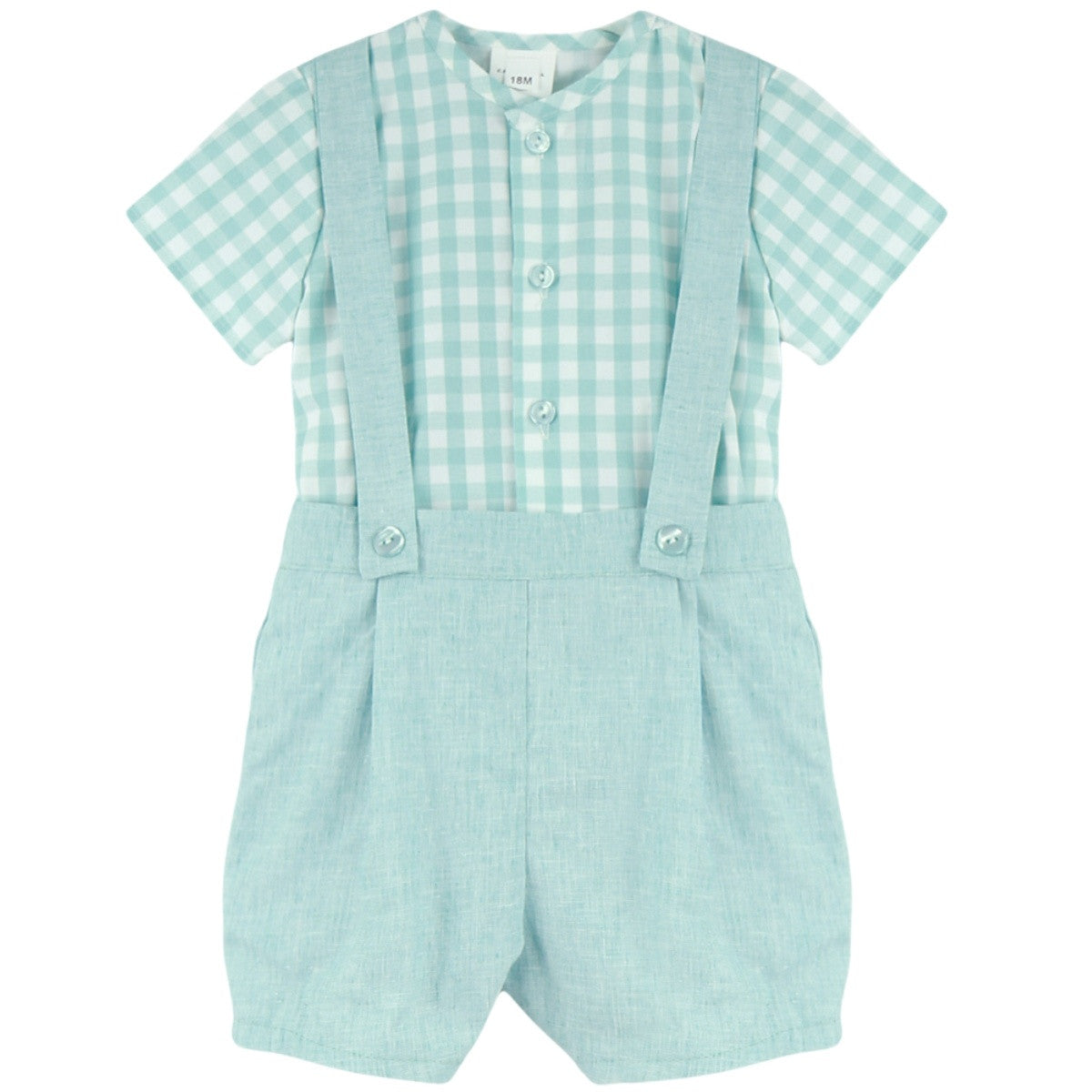 Conjunto pinocho verde (6 a 36 meses)