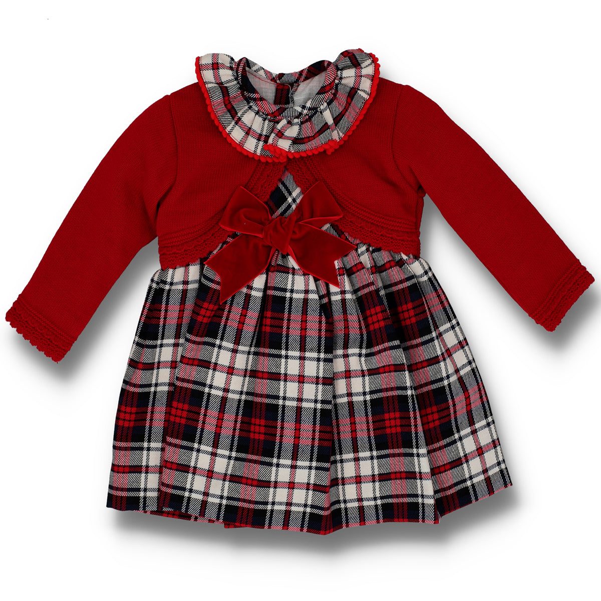 Vestido + chaqueta (6 a 36 meses)