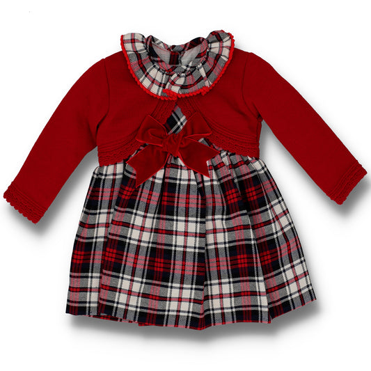 Vestido + chaqueta (6 a 36 meses)