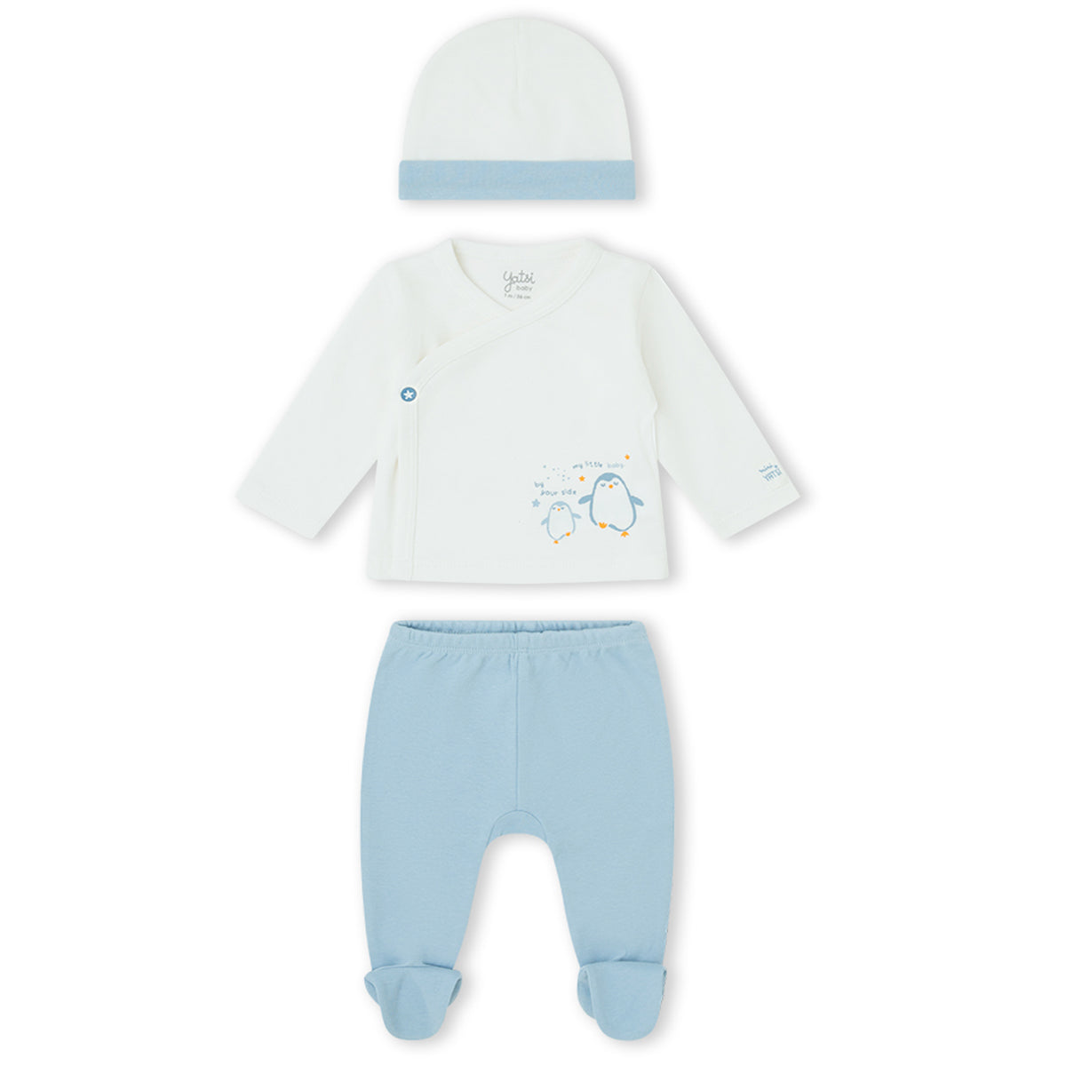 Conjunto 3 piezas algodón (00 a 3 meses)