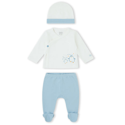 Conjunto 3 piezas algodón (00 a 3 meses)