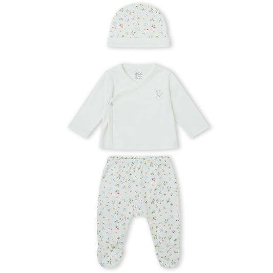 Conjunto 3 piezas algodón (00 a 3 meses)