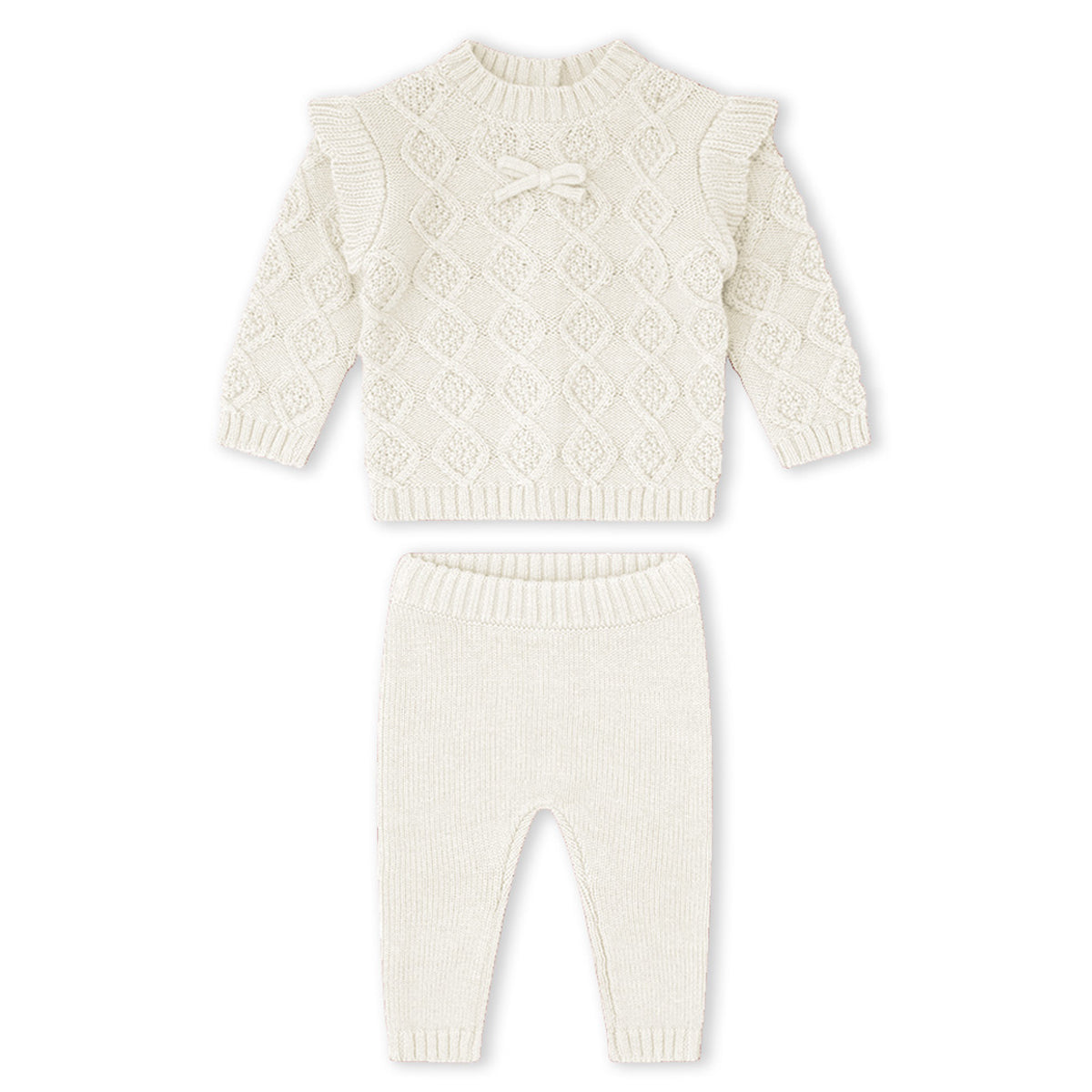 Conjunto de punto crudo (3 a 18 meses)