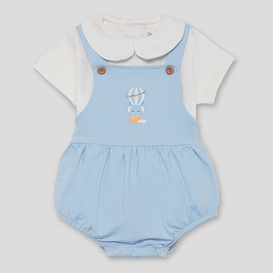 Conjunto peto azul (1 a 12 meses)