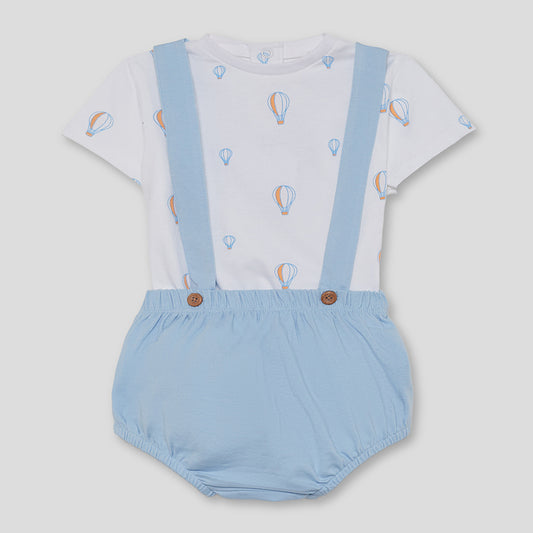Conjunto ranita azul (1 a 18 meses)
