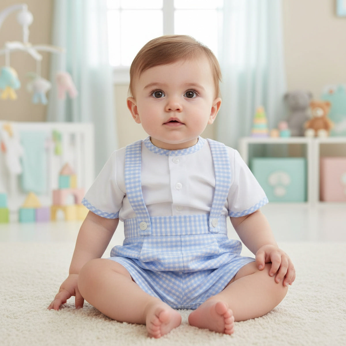 Conjunto 2 piezas celeste (6 a 36 meses)