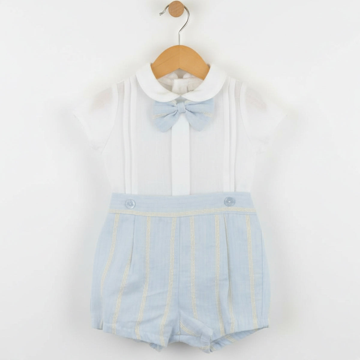 Conjunto 2 piezas con pajarita (6 a 36 meses)