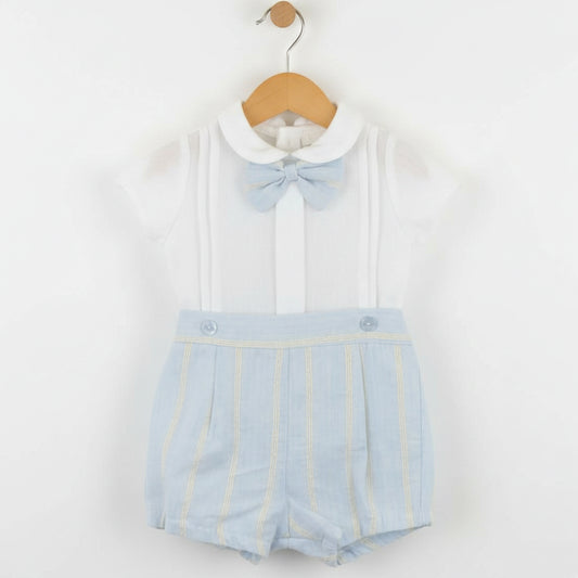 Conjunto 2 piezas con pajarita (6 a 36 meses)