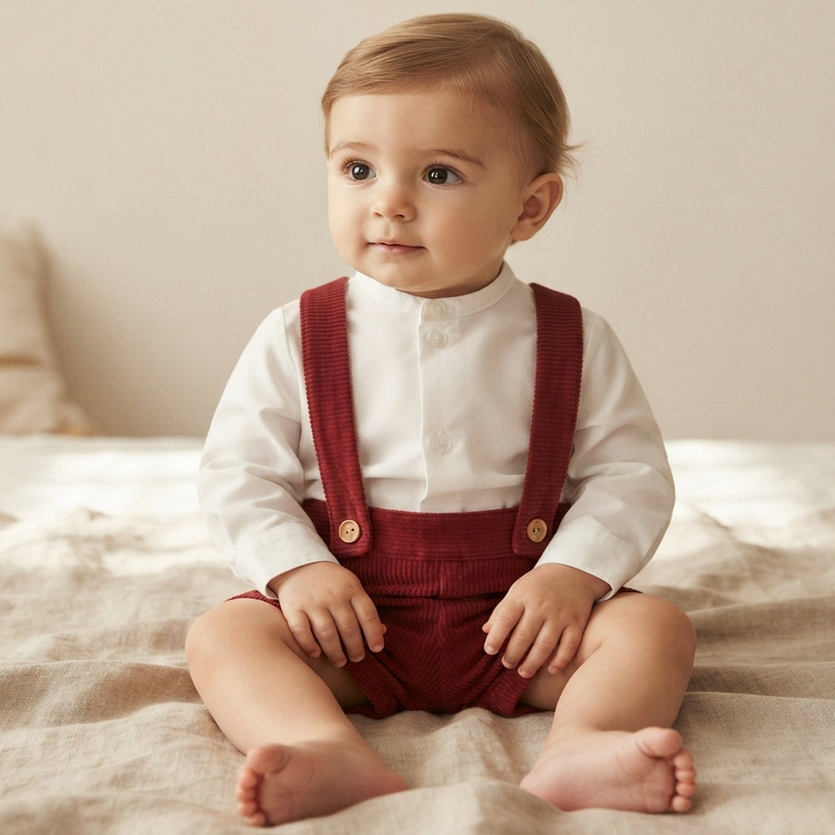 Conjunto con tirantes primor (6 a 36 meses)