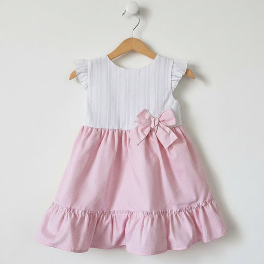 Vestido rosa (12 a 36 meses)
