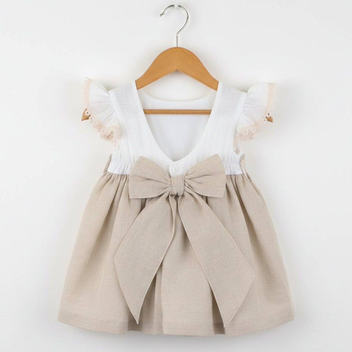 Vestido camel (12 a 36 meses)
