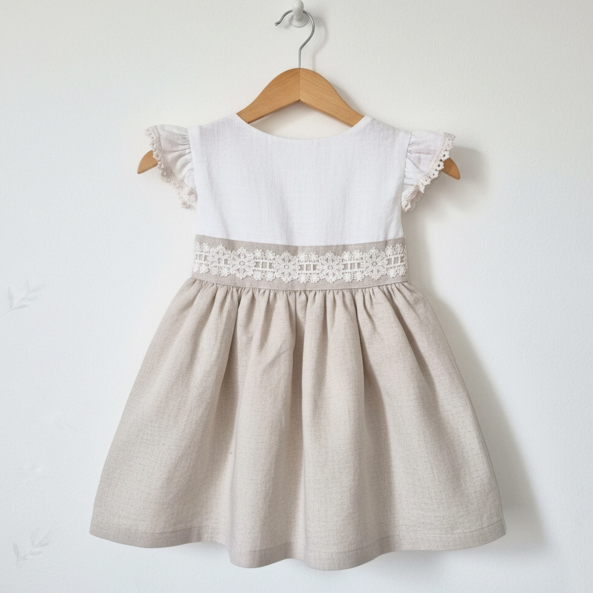 Vestido infantil camel (3 a 10 años)