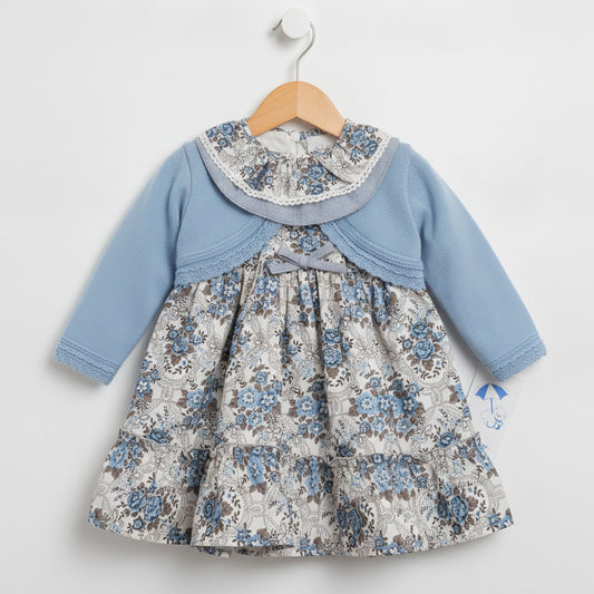 Vestido + chaqueta (6 a 36 meses)