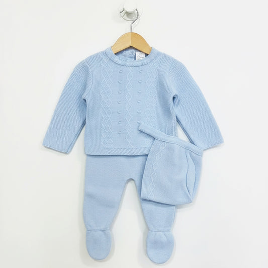 Conjunto celeste (00 a 6 meses)