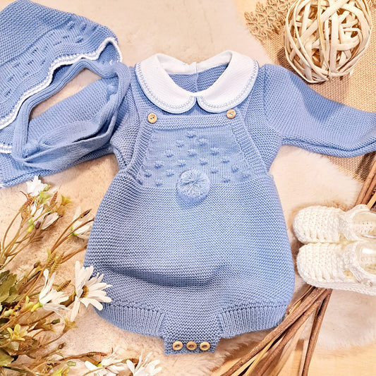 Conjunto 3 piezas azafata (0 a 6 meses)