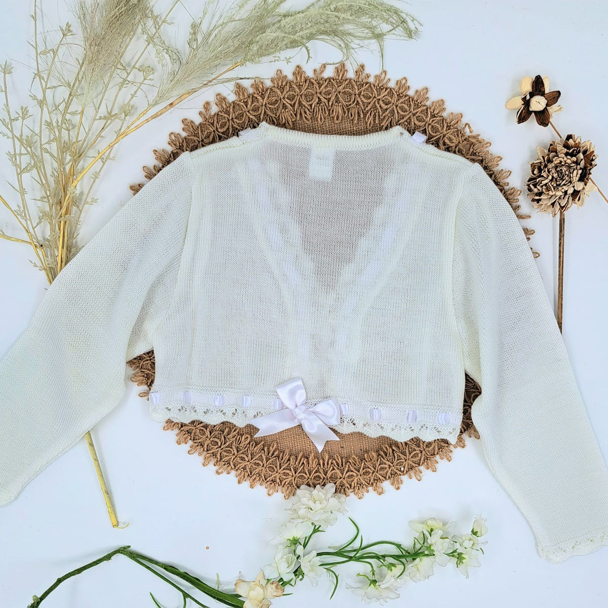 Chaqueta comunion blanca ( 4 a 12 años)