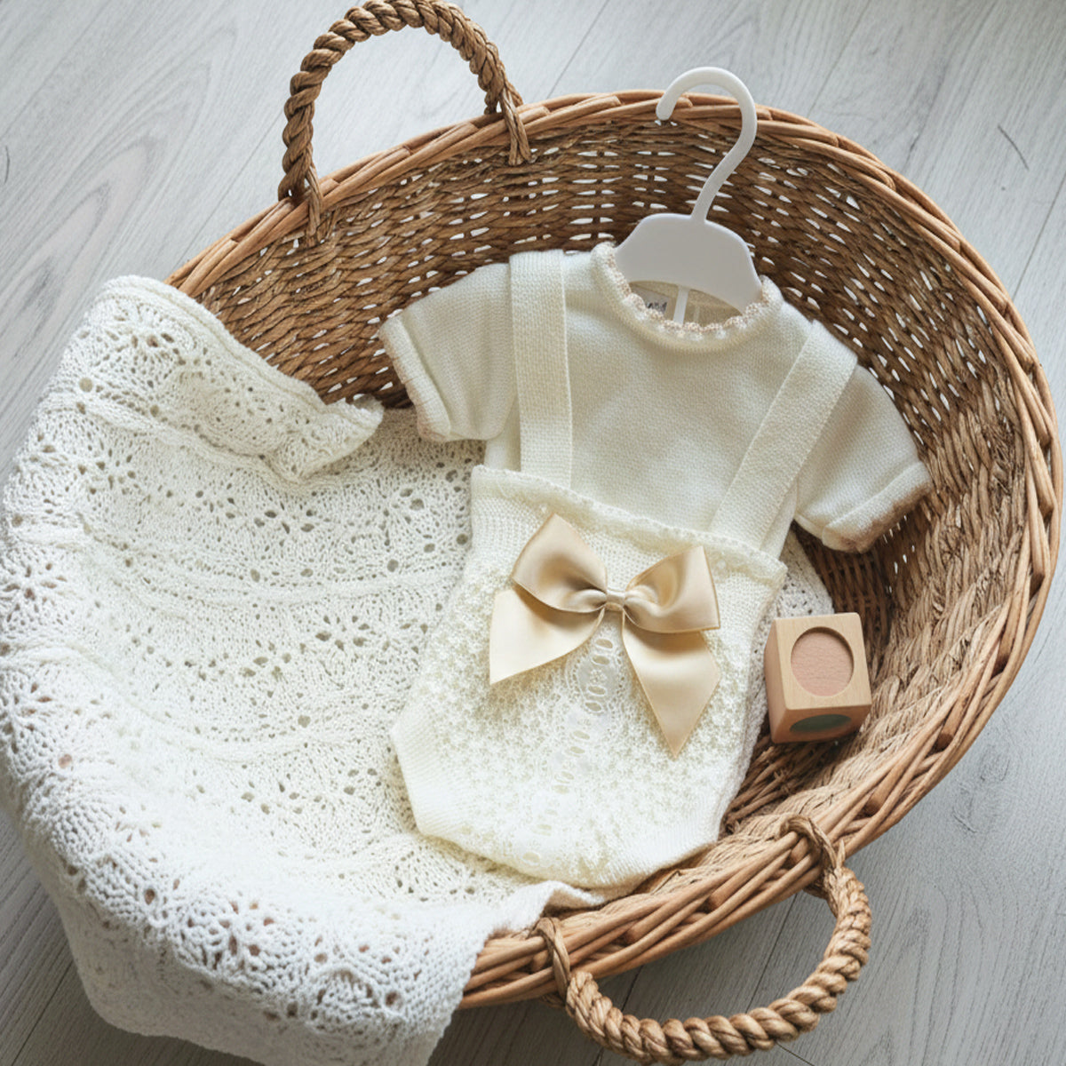 Conjunto ranita crudo (0 a 6 meses)