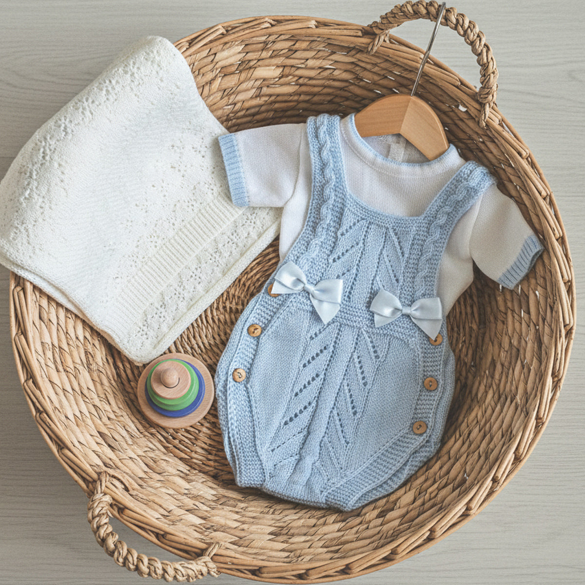 Conjunto ranita azul (0 a 3 meses)